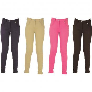 Burton Children's Equestrian Jodhpurs (Hardwearing, Black, 18–28)