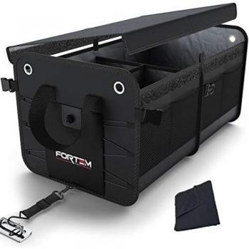 Maletero FORTEM Organizador, Caja Plegable con Compartimentos y Tapa Incluida
