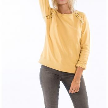 Sudadera BILLABONG Cross Lace para Mujer, Color Oro, Talla L