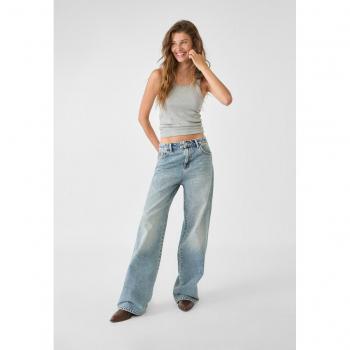 Stradivarius Denim Baggy Jeans 40