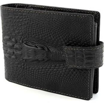 Genuine Black Dragon Leather Credit Card Holder – Men’s Edition