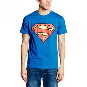XL Superman Blue Print Cotton Top