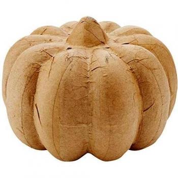 Citrouille artisanale, 9 x 13 cm, Marron