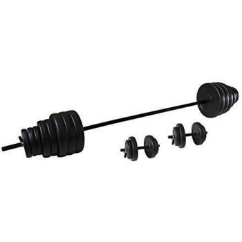Tunturi Unisex Barbell and Dumbbell Duo