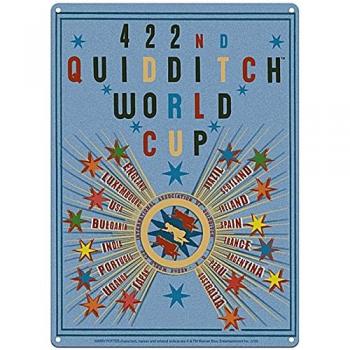 A3 Quidditch‑Weltmeisterschaft Türschild in Metall – Harry Potter 422 Edition