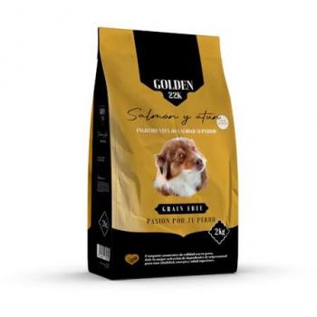 Puro Gold 22k: Alimento Seco con Salmón, Atún, Sin Cereales – Desarrollo Muscular