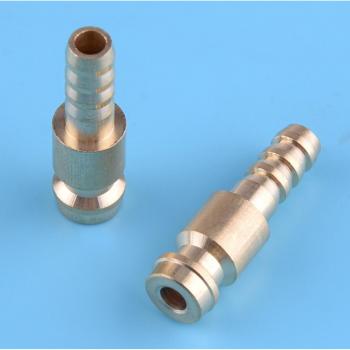 Connecteur rapide mâle 6mm doré pour gaz et eau