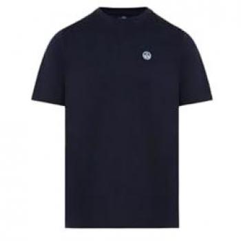 North Sails Herren T-Shirt Bollo Dunkelblau Regular Fit XS