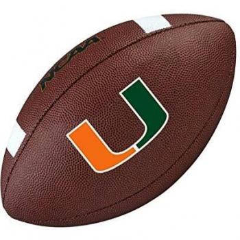 Official Miami Hurricanes Senior Composite Football – Wilson Edition