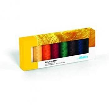 Mettler 200 m Poly Sheen Thread Standard Selection Box, Multi-Colour