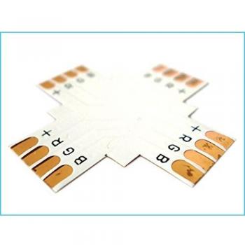 Connettore Passo 10mm RGB Forma X 4 PZ