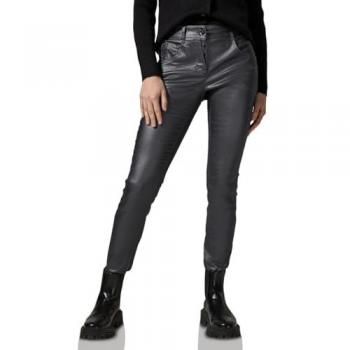 Stoff-Lederimitat Damen 32, Länge 28, Street One