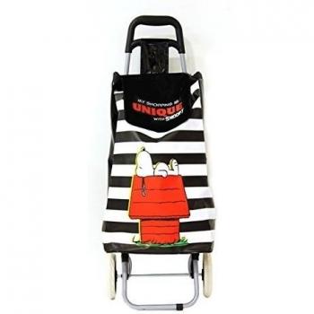 Snoopy Transportador de Mercancías Negro y Rayado