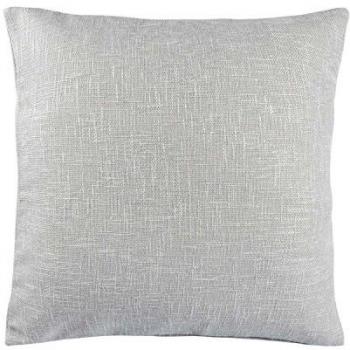 Homescapes Textured Light Grey Cushion Cover, 45 x 45 cm