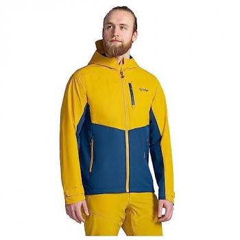 Chaqueta de montaña y trekking Kilpi Sonna Hombre Amarillo Impermeable
