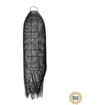 30 cm Lampenschirm The Squid aus Rattan/Bambus