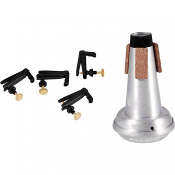 Kit de Afinadores de Violín y Silenciador de Trompeta