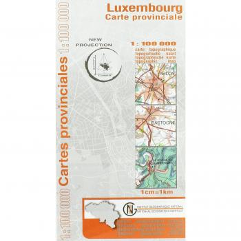 Provinciekaart Luxemburg