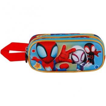 Marvel Spider‑Man Triple‑Pack 3D – Bleu, Unisize