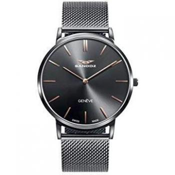Orologio Sandoz IP Grigio 81445-17 con Bracciale Sr Classic