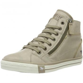 Mustang Damen High-Top Schuhe 1209-502-243, Ivory