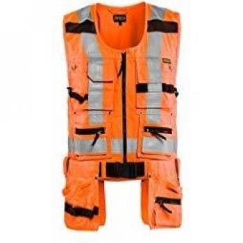 Blaklader High Vis Weste Krähe, orange, 4XL