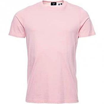 Superdry Homme T-shirt coton organique gris rose S