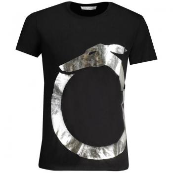 Trussardi Logo Print Black T-Shirt