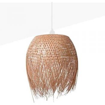 Lampada a sospensione in rattan modello Java