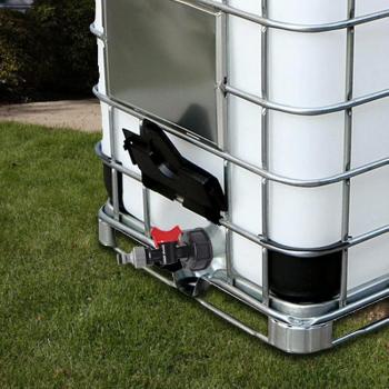 Réservoir d'eau IBC 1000L avec tuyau de jardin