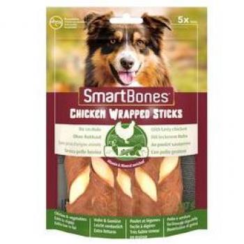 SmartBones Snack per cani – 3 pacchetti di Bastoncini avvolti di pollo (15 pezzi) con offerta 2+1 gratis