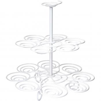 White Cupcake Tree by Dexam, 15 Capacity