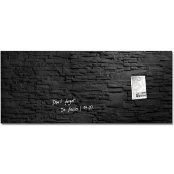 Sigel Magnetboard Glas Design Schiefer 130x55cm