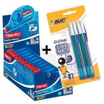 BIC Pocket Mouse con 8 bolígrafos Like Me Free