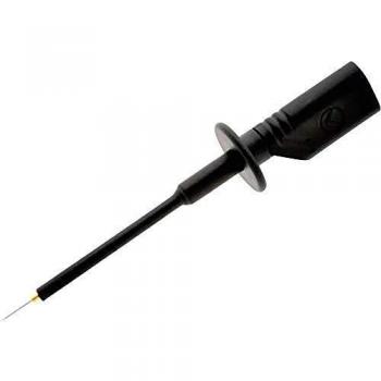 Hirschmann 2‑mm Sicherheitsprüf-Connector, CAT II 1000 V, Schwarz