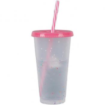Gobelet à eau avec paille