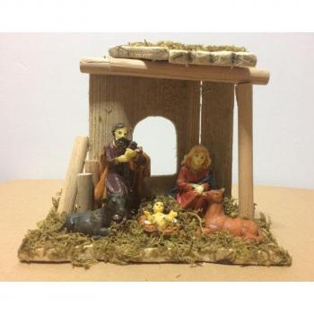 Artisan Wooden Nativity Scene