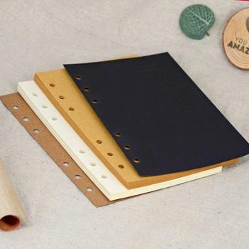 Agenda Kawaii en papier noir