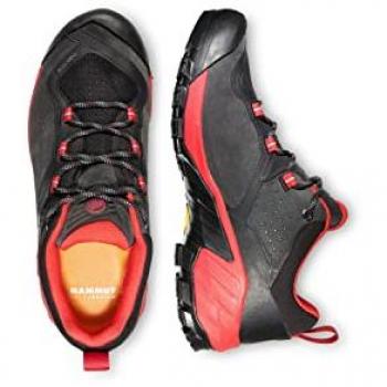 Zapatillas de montaña para mujer Mammut Sapuen Low Gore-Tex en color negro/atardecer