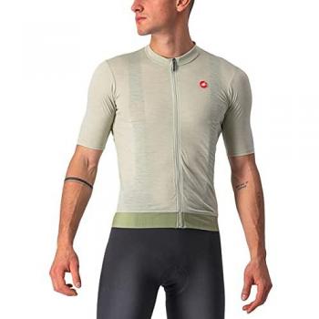 Maglia Castelli Essenza Manica Corta Verde Marrone XL