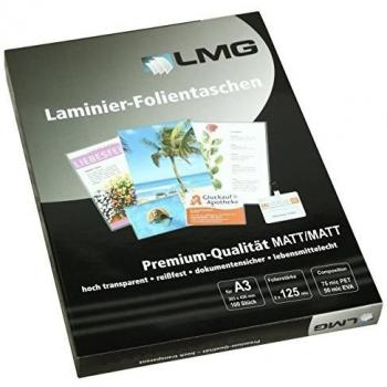 LMG Folien A3 125mic Matt 100 (LMGA3-125M)