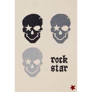 Kinderteppich RS2383-2 Totenkopf von Rock STAR