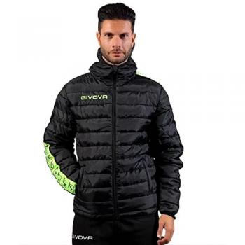 Abrigo Givova Olanda Negro Hombre XS