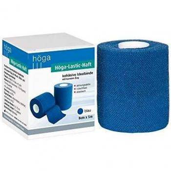 Höga-Lastic-Haft blau, elastische Binde 8 cm x 5 m