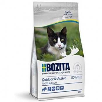 Trockenfutter, Bozita Cat Outdoor & Active, getreidefrei, Elch, 400 g