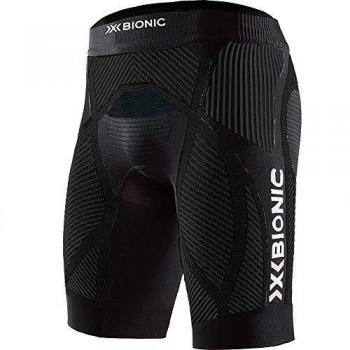 Black Melange X‑Bionic The Trick G2 Leggings for Men, L