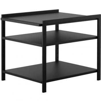 Yamazaki 3‑Tier Height‑Adjustable Metal Shelf – Black