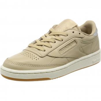 Damen Reebok Club C 85 Diamond Hallenschuhe, EU 37,5 – Oatmeal/Chalk/Gum