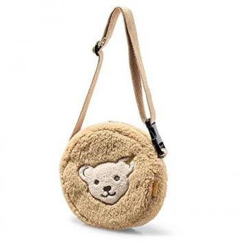 Steiff 600159 Umhängetasche mit Quietsche Tiere Teddybär Tasche Plüsch, BEIGE, 1 Count (Pack of 1)