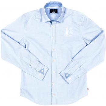 Hackett London T-Shirt a Maniche Lunghe Hk301005 Sky Blue per 15-16